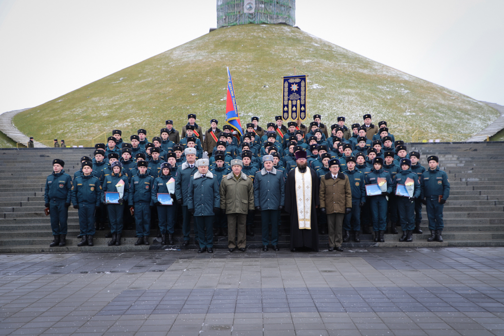Ратавальнікі Міншчыны прынеслі прысягу ля Кургана Славы