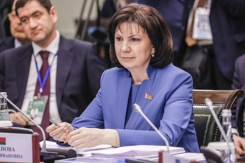Наталля Качанава на Міжпарламенцкай Асамблеі СНД — аб выбары беларускага народа