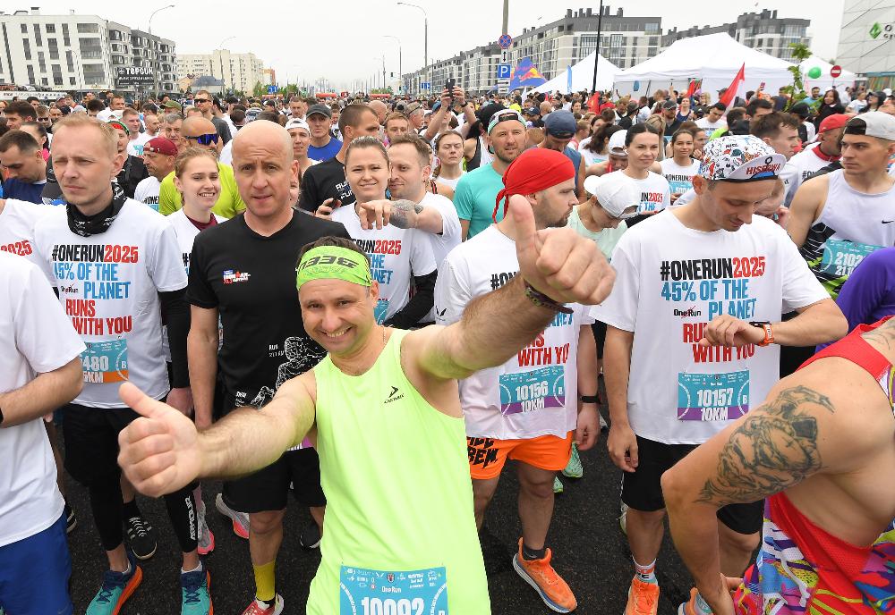 У Мінску прайшоў міжнародны паўмарафон One Run