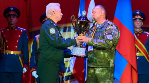 Серабро заслужыла беларуская зборная на IV ваенна-спартыўных гульнях УС краін СНД
