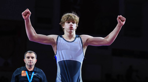 Белорус Валевский стал бронзовым призером юниорского чемпионата Европы по борьбе