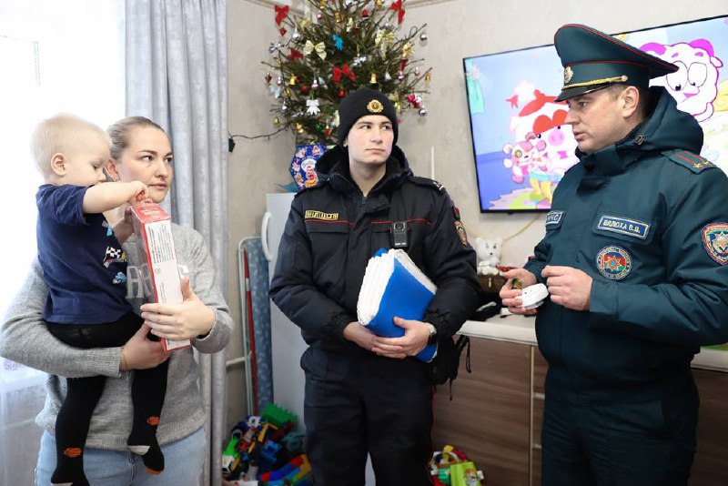 Як работнікі МНС забяспечвалі бяспеку ў Мінскім раёне ў святочныя дні?
