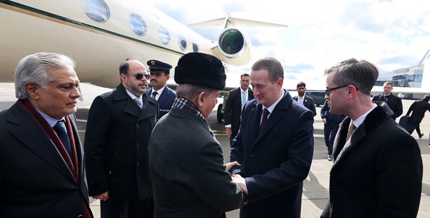 Прэм’ер-міністр Пакістана Шахбаз Шарыф прыбыў з афіцыйным візітам у Беларусь