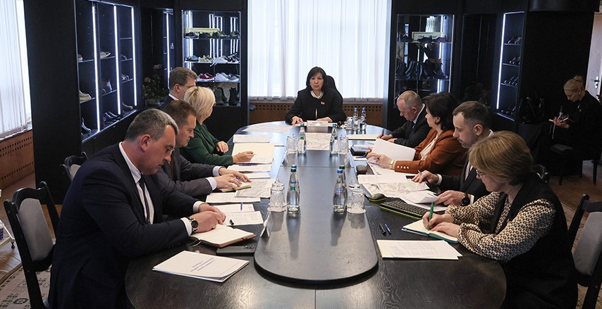 З удзелам Наталлі Качанавай абмеркавалі магчымасць стварэння ў Мінску тэхнапарка лёгкай прамысловасці
