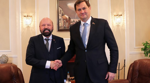 Рыжанкоў сустрэўся з ганаровым консулам Рэспублікі Беларусь у Люцэрне