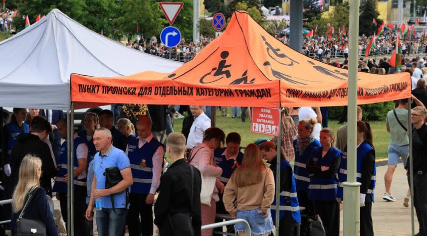У Мінску арганізуюць 160 пунктаў пропуску грамадзян на ваенны парад да 80-годдзя Перамогі