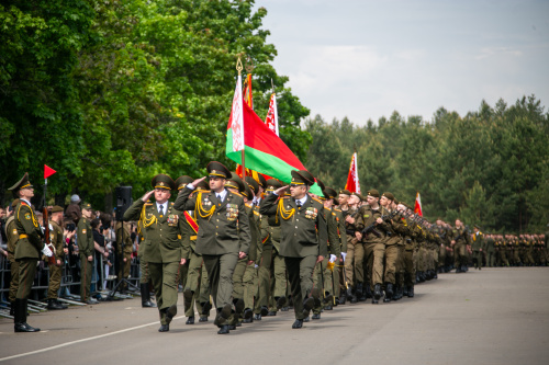 Ваеннаслужачыя новага папаўнення прынялі ваенную прысягу