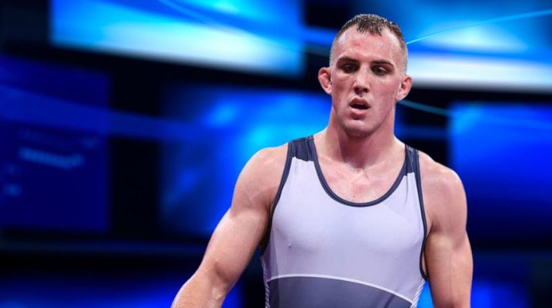 Беларус Казлоў стаў чэмпіёнам Еўропы па барацьбе сярод моладзі