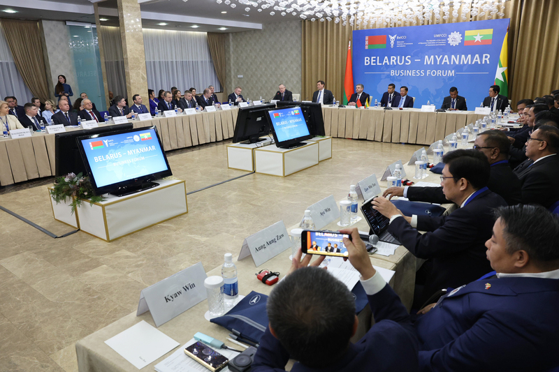 Аб чым дамовіліся кампаніі Беларусі і М’янмы на бізнес-форуме?