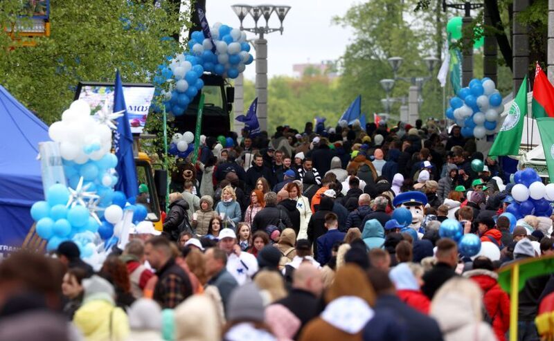 Як Беларусь святкавала 1 Мая