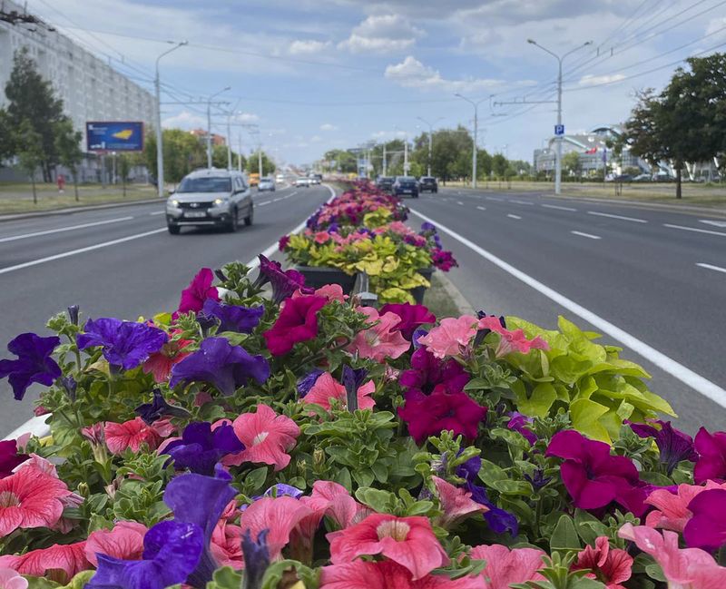 Як Мінск ўпрыгожаць да юбілею Вялікай Перамогі