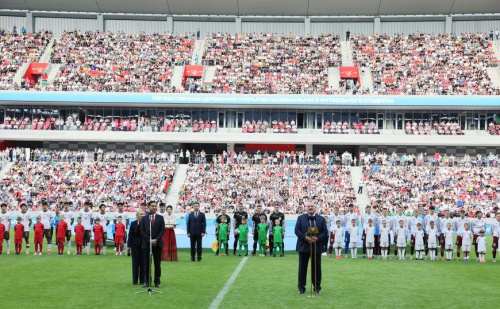 The National Football Stadium was solemnly opened in Minsk