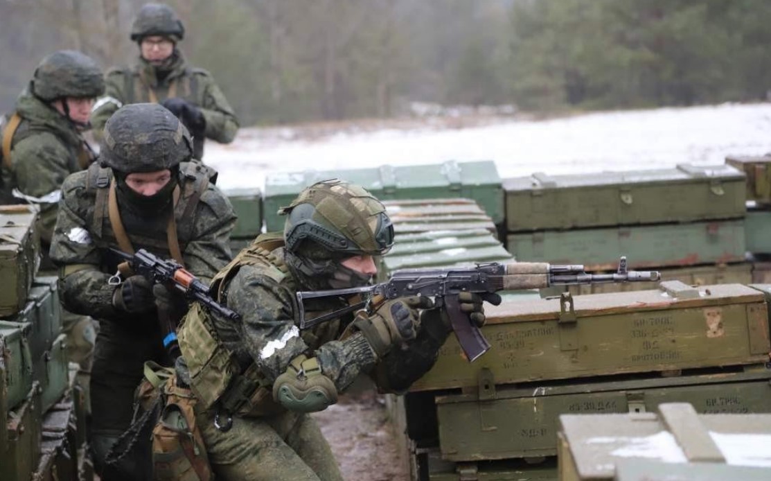 На Гожскім палігоне прайшоў ваенны збор