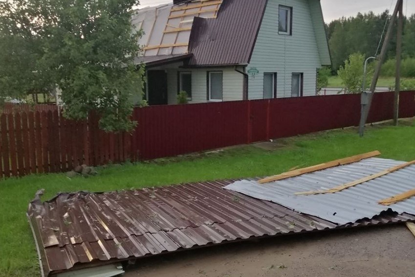 У Мінскай вобласці ліквідуюць наступствы ўчарашняй непагадзі