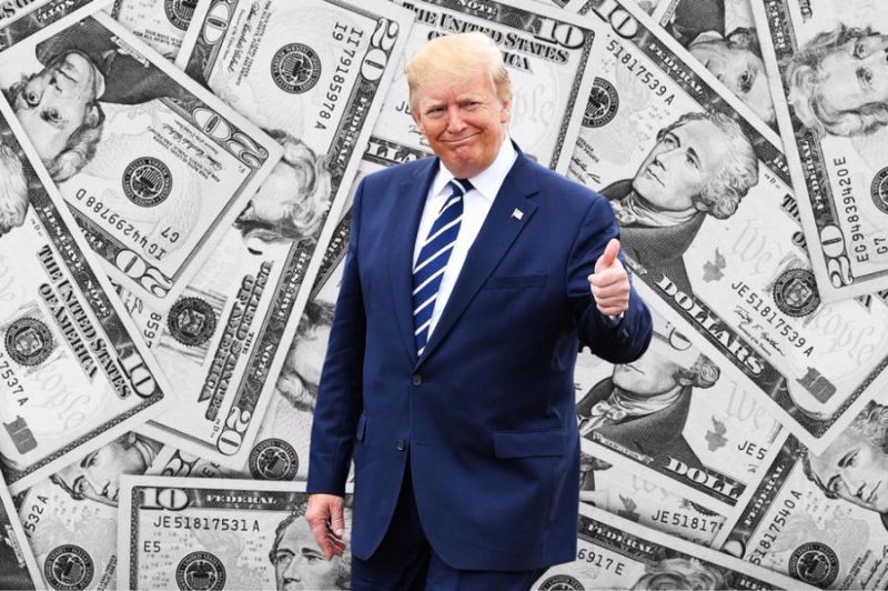 Трамп абваліў долар да шматгадовых мінімумаў