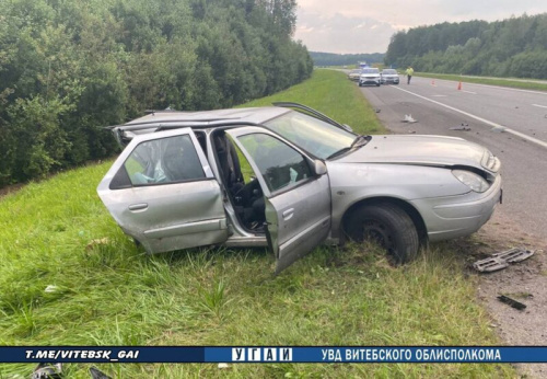 У Талачынскім раёне адбылося ДТЗ — адзін чалавек загінуў, чацвёра пацярпелі