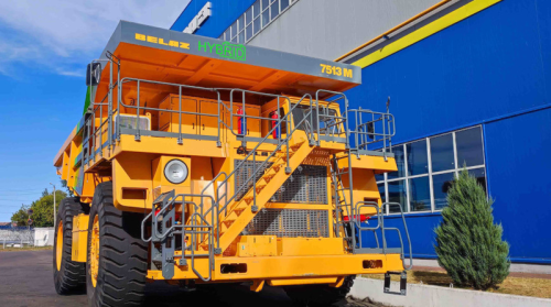 Belarusian BelAZ’s 130-tonne hybrid haul truck off to field trials