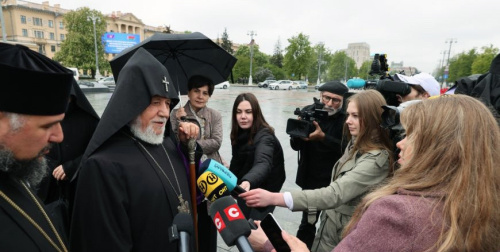 Каталікос Гарэгін Другі: У гады ВАВ на беларускім напрамку змагаліся каля 50 тыс. армян