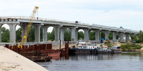 Реконструкция моста через Припять в Мозыре подходит к завершению