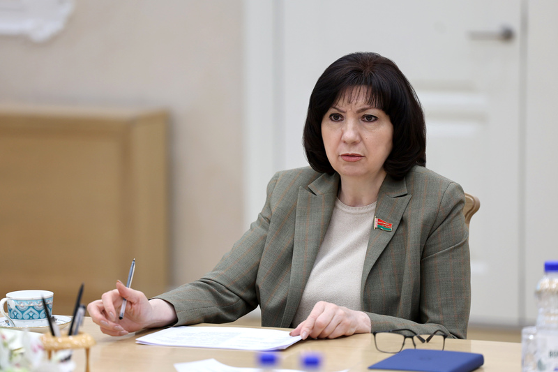 Наталля Качанава правяла прыём грамадзян