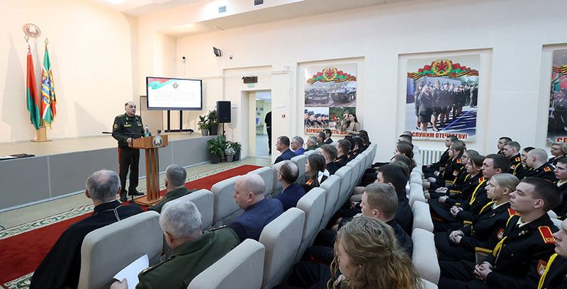 Вальфовіч: Кадэты — будучыня афіцэрскага корпуса краіны