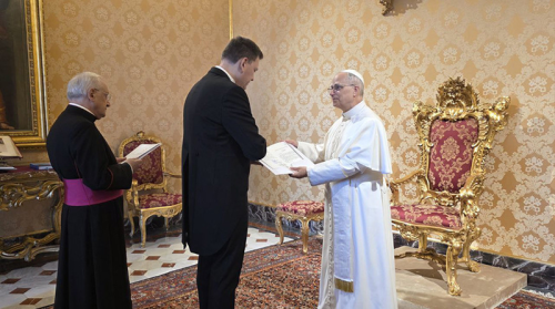 Belarusian ambassador presents credentials to the Pope